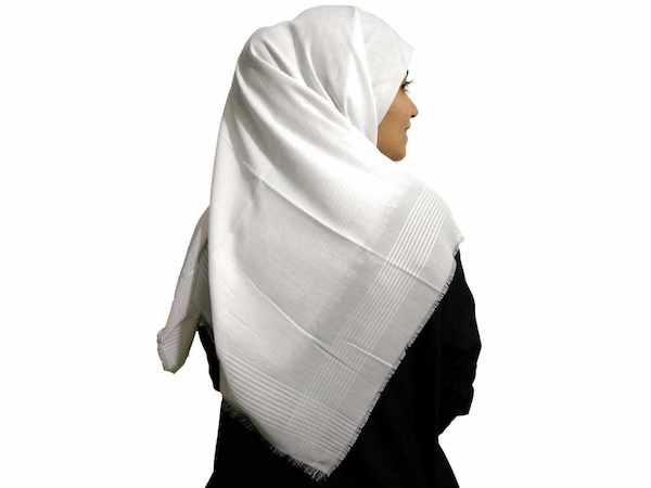 فروش روسری سفید مجلسی + قیمت خرید به صرفه